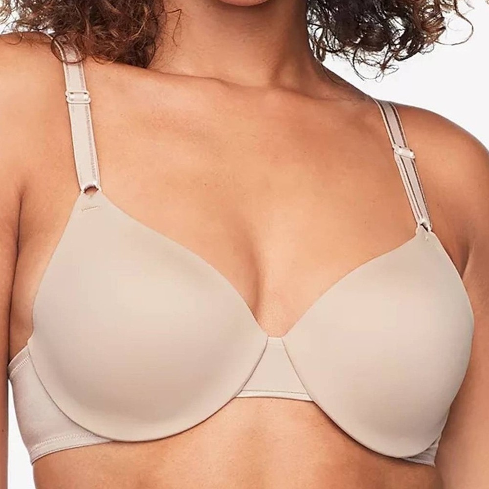 Warners Women This Is Not A T-Shirt Bra Tan 38B Cushioned Underwire Feminine NWT